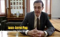 Magyarul reklámozza a Kolozsvári Magyar Napokat a BBTE rektora