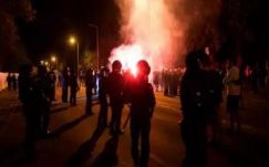 Németországban zavargása torkollt egy menekültellenes tüntetés