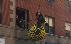 Tűzoltók mentették ki otthonából a 360 kilós nőt