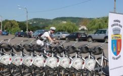 Üzembe helyezték Kolozsvár első biciklikölcsönző automatáját