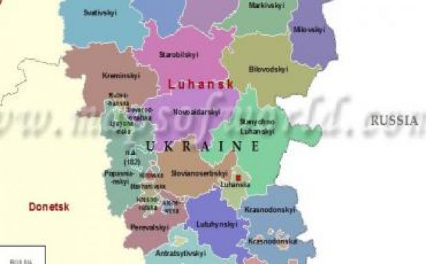 Drótkerítést húzott Oroszország a Luhanszki Népköztársaság határán