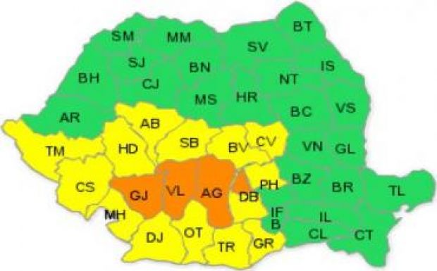 Másodfokú árvízriadó van négy megyében