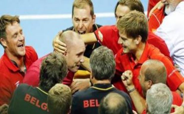 Belgium-Nagy Britannia döntőt rendeznek a Davis Kupában