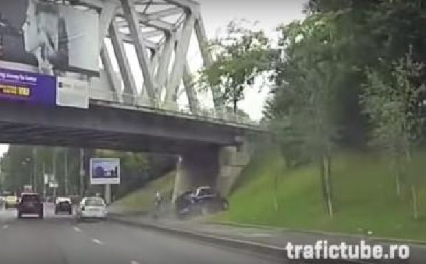 Ennél bunkóbb sofőrt ritkán látni a romániai utakon