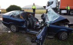 Nagyon súlyos baleset történt Nagyenyed kijáratánál