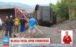 Több tonna ingyen szotyi hullott a falusiak ölébe Vaslui megyében