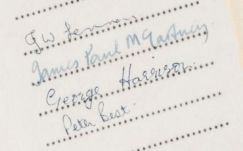 Az Beatles első lemezszerződése 75 ezer dollárért kelt el