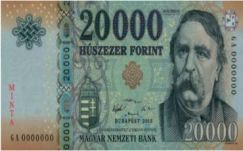 Változik a 20 ezer forintos bankjegy színe