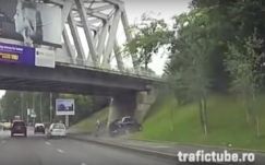 Ennél bunkóbb sofőrt ritkán látni a romániai utakon