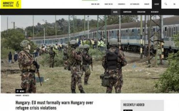 Magyarország menekültpolitikáját bírálja az Amnesty International