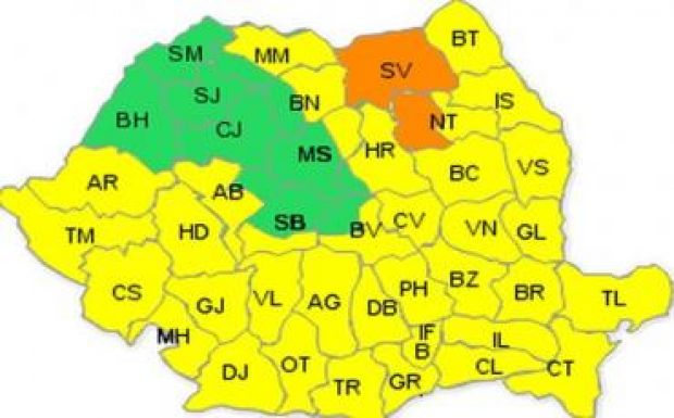 Narancssárga riadó: Moldova északi részében hóviharok várhatók