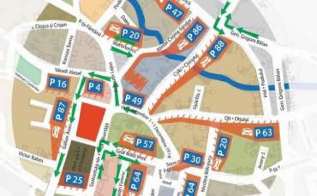 Fizetni kell ezentúl a parkolásért Sepsiszentgyörgy belvárosában