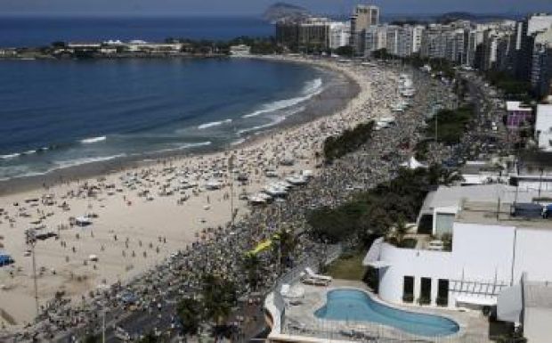 Több mint 40 fok van Rio de Janeiróban