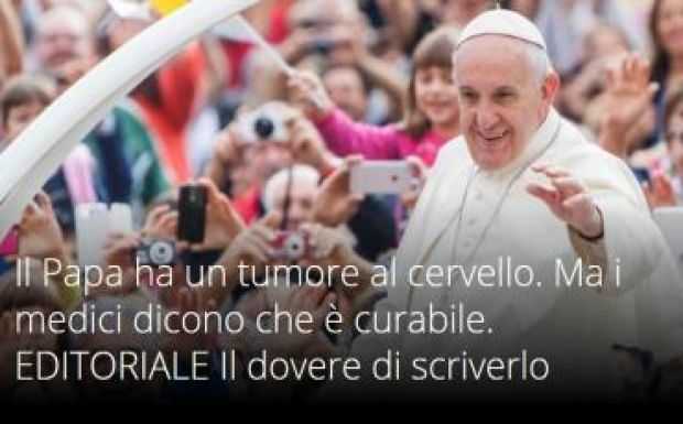 Ferenc pápának agydaganata van egy olasz lap szerint, a Vatikán cáfol