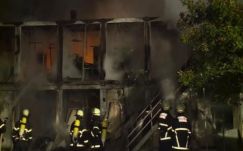 Menedékkérők és hajléktalanok szállása égett le Németországban