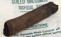 Rekordáron kelt el Churchill megrágott szivarja