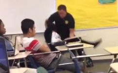 Iskolapadostól rángatott egy amerikai diáklányt egy rendőr