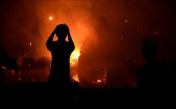 Hatalmas tűz egy manilai nyomornegyedben, több ezren váltak hajléktalanná