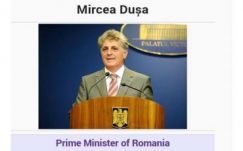 Miniszterelnöknek nevezte ki Mircea Dușát a Wikipédia