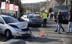 Nyolc autót kaszált el egy autóbusz Budapesten