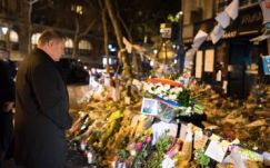 Klaus Johannis is ellátogatott a párizsi merényletek egyik helyszínére