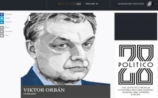 Orbán az év embere Európában a Politico szerint