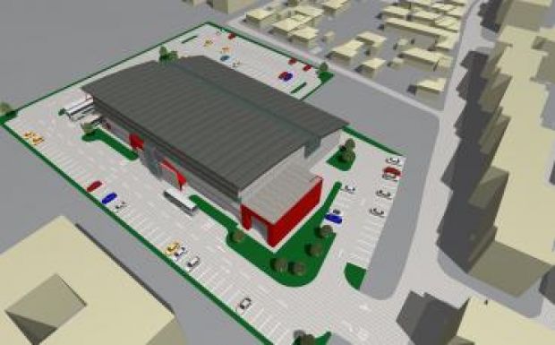 Újraindul a műjégpálya építése Kézdivásárhelyen