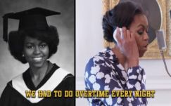 Michelle Obama kipróbálta magát a rapszakmában