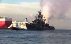 Török halászhajóra adott le lövéseket egy orosz romboló