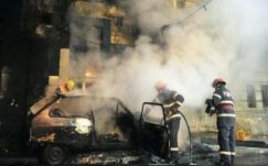 Hat gépkocsi gyúlt fel Vajdahunyadon 