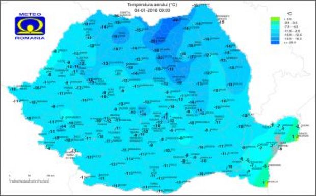 Hétfő reggel is nagyon hideg volt az országban
