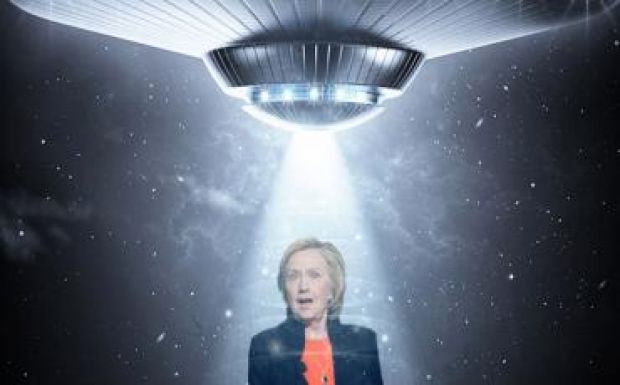 Elnökként felfedné a földönkívüli-aktákat Hillary Clinton