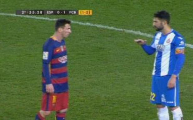 Frappáns választ kapott a Messit letörpéző Espanyol-kapitány