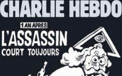 Kalasnyikovos Istennel „évfordulózik” a Charlie Hebdo