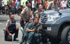 Tűzharcban lelőttek négy terroristát Jakartában