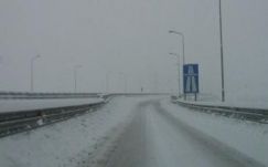 A hó fogságába került Románia dél-keleti része