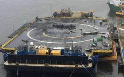 Földetérés után felrobbant a SpaceX rakétája