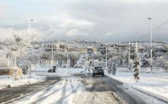 Hó borítja Jeruzsálemet is