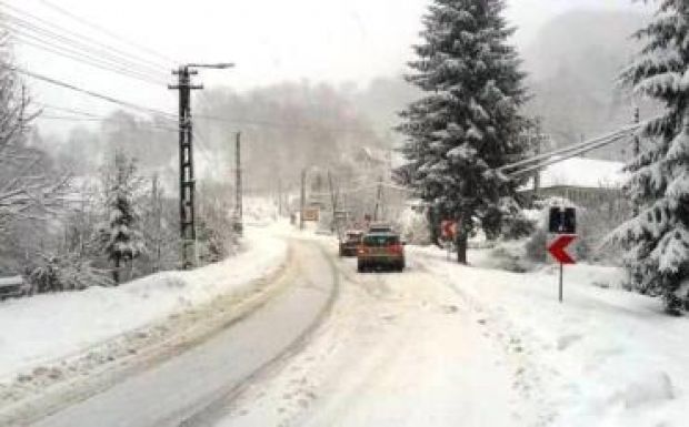 Hirtelen visszatért a tél Máramaros megyébe