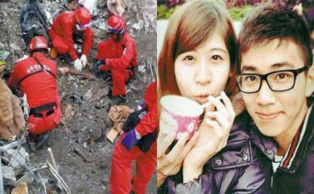 Egymást ölelő házaspárt emeltek ki a romok alól Tajvanban