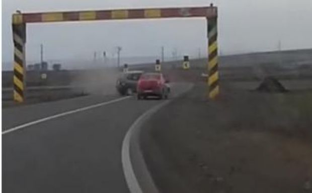 Felvétel készült a Hargita megyei autóbalesetről