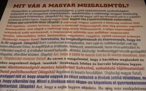 A Magyar Mozgalom is indul a szerbiai választásokon