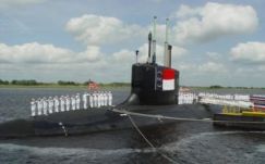 Amerikai atom-tengeralattjáró védi Dél-Koreát Észak-Koreától