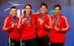 Olimpiai részvételt nyert a magyar férfi párbajtőrcsapat 