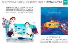 Gergely Edó Monyónyár című könyvét mutatják be a Kofferben
