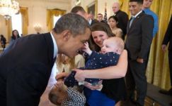 Nem megyek sehová – üzente Obama egy kislánynak