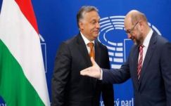 Martin Schulz EP-elnök szerint Orbán Viktor saját útját járja