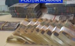 Több táskányi készpénzt koboztak el a kolozsvári rendőrök