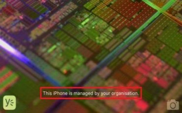 Jelzi majd az iPhone, ha figyelik a céges készüléket