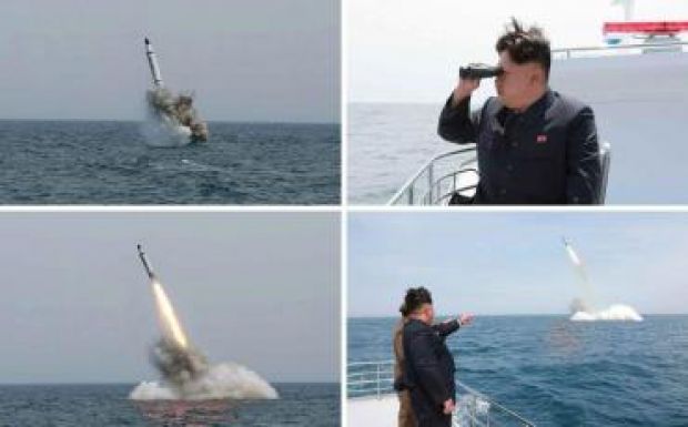 Észak-Korea rakétákat lőtt a Japán-tengerbe